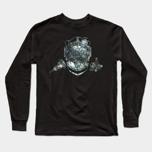 Bioshock: Big Daddy (pattern) Long Sleeve T-Shirt